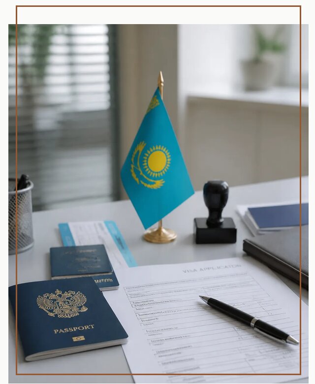 Оформление визы в Казахстан для поездки и работы в Кизилюрте